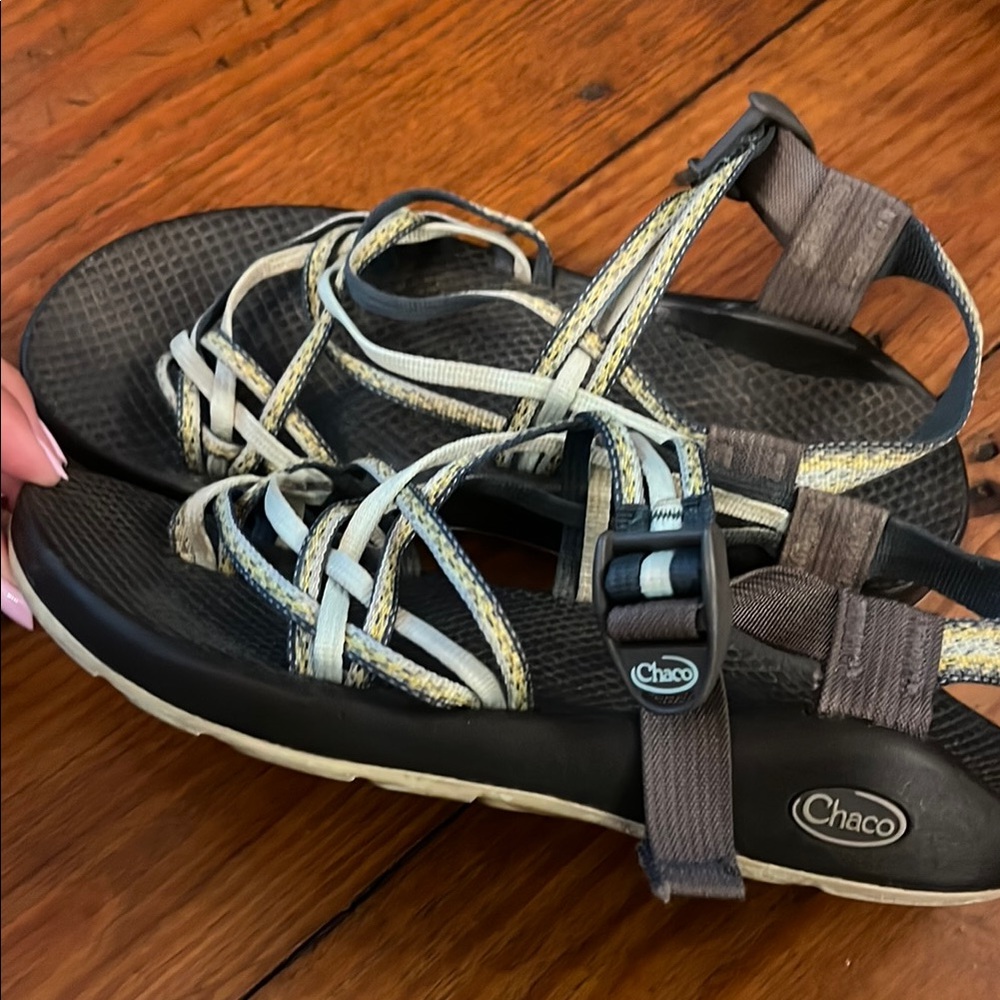 Chaco Women's teal and grey sandals